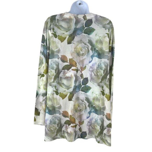 Soft Surroundings Vintage Rose Tunic Top Large Gardenia Floral NWT TP-3507 - Picture 8 of 12